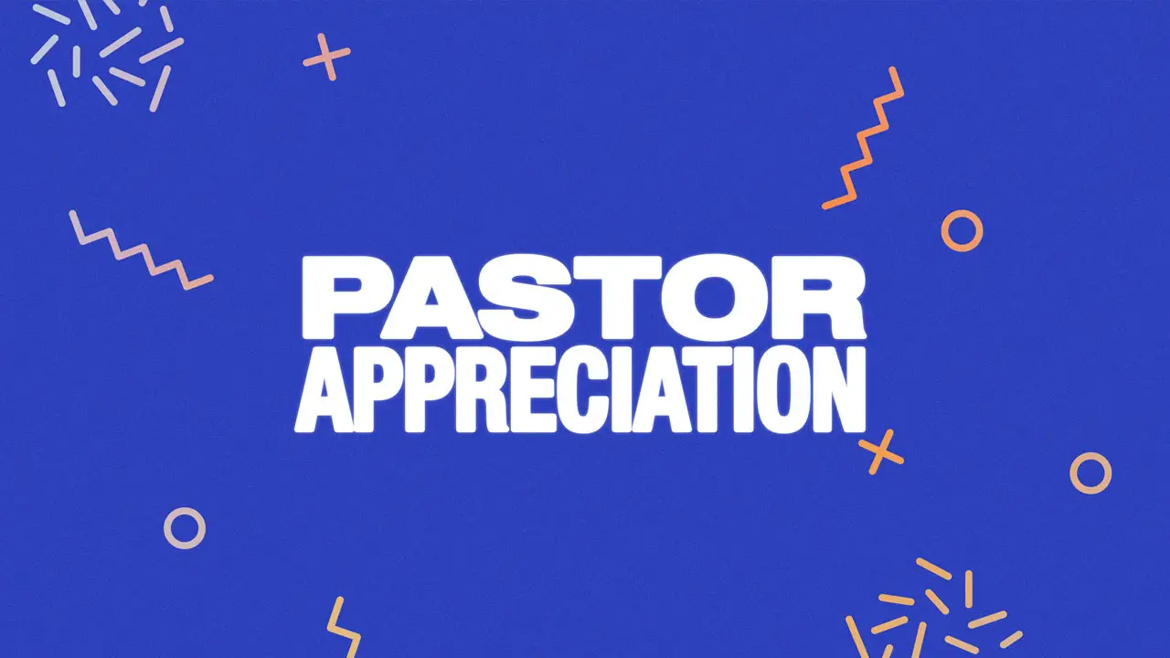 Pastor Appreciation Title